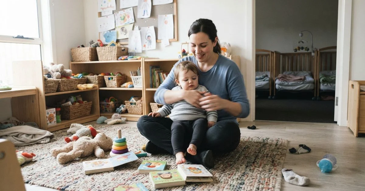 Settling an anxious baby or toddler into care: a step-by-step guide